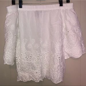 H&M White Off the Shoulder